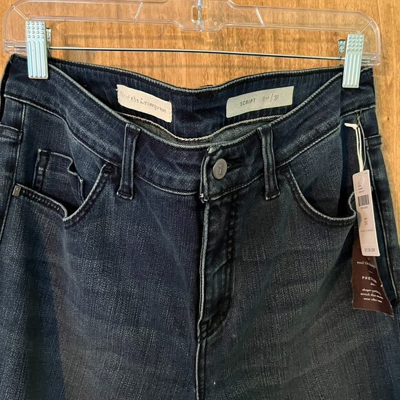 NWT Anthropologie | Pilcro and the Letterpress Script Skinny Raw Hem Jeans | 31 - Picture 5 of 9